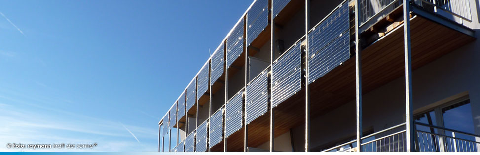 Balkon-Fassaden-Photovoltaik-Anlage